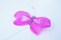Veren vlinder roze met licht paars 206559
