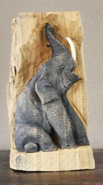 Olifant in hout 2