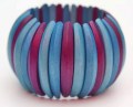 Armband gebogen delen blauw