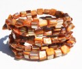 Armband S/Kotak Spiral Oranje