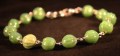 Armband groene stenen