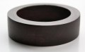 Houten armband recht bruin