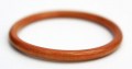 Houten armband dun licht gelakt
