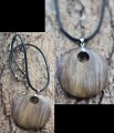 Ketting hout rond met gat