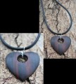 Ketting met houten hart