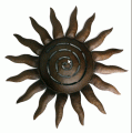 Metalen zon 60 cm