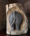 Olifanten kontje in hout 10067