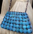 Tas hout blauw