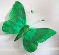 Veren vlinder 55 cm breed groen