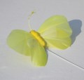 Veren vlinder geel 205654