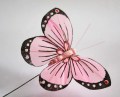 Veren vlinder licht roze